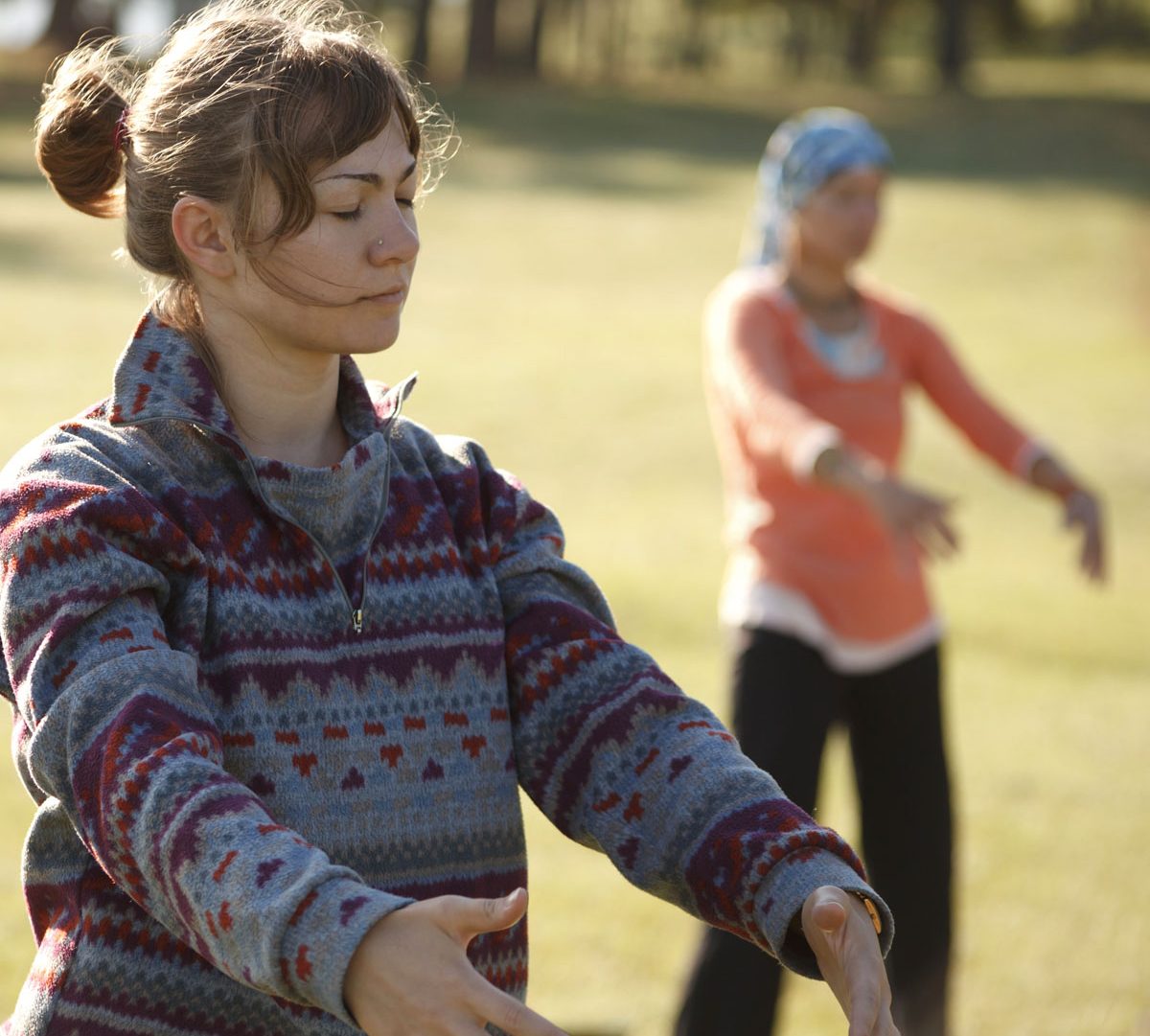 Junge Frauen auf einem Event